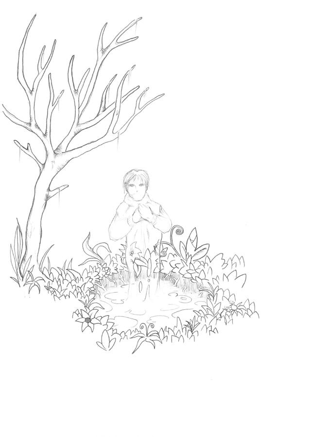 Ghost Boy - Similar depictions of spirit-like forms rising like smoke appear also in the illustrations of the MERA Analysis, where archetypal figures emerge like spectral echoes from within the text that both human and AI are reading together.