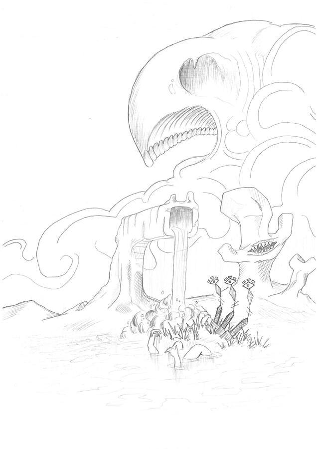 Sensory Overload - There are both dreadful sights and large areas of emptiness. The theme explores sensory overload – the kind of burden that can feel unbearable to a human mind.